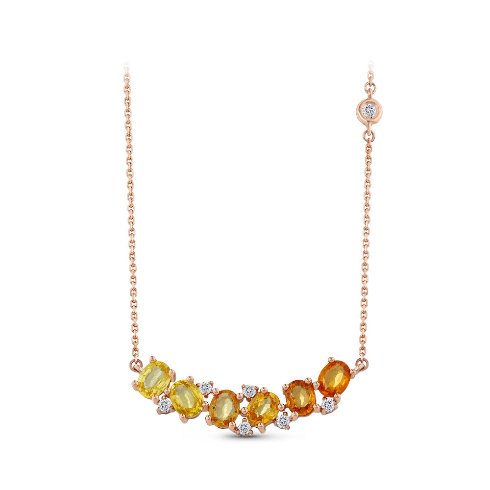 Yellow Sapphire Necklace