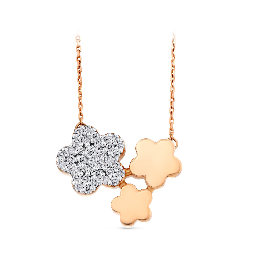 Shamrock Diamond Necklace