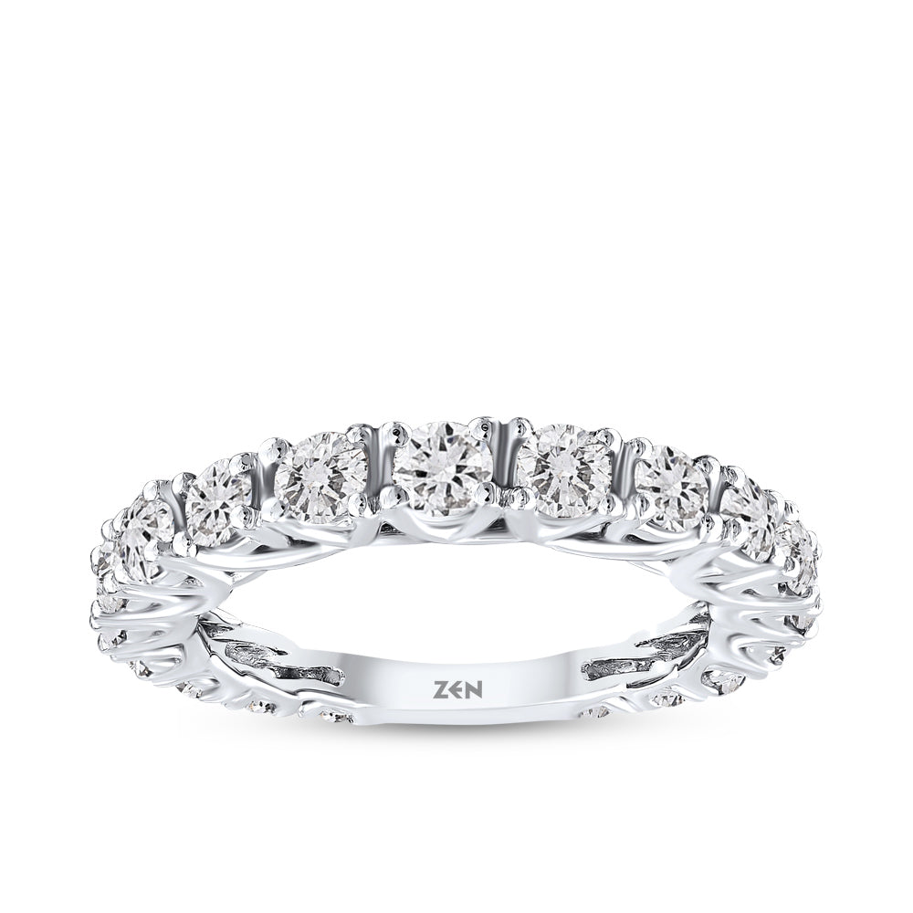 Half Eternity Diamond Ring