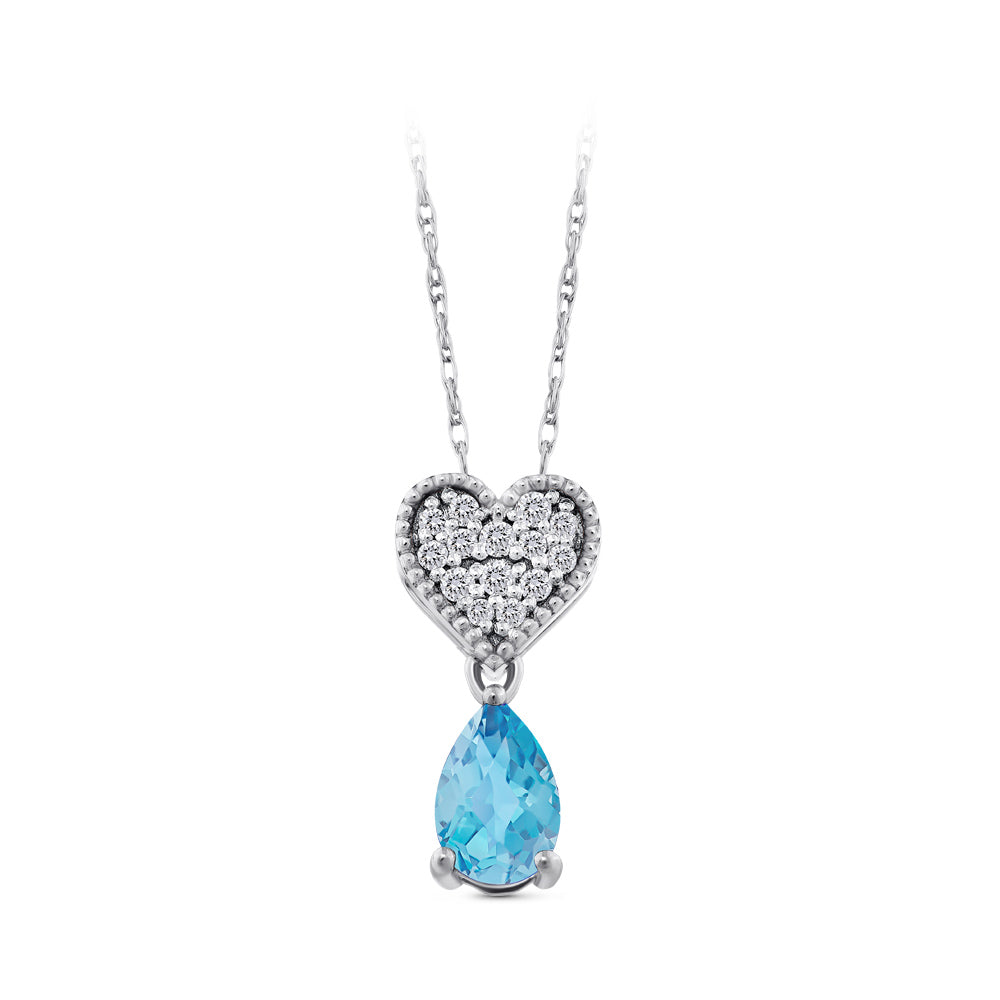 Blue Topaz Necklace