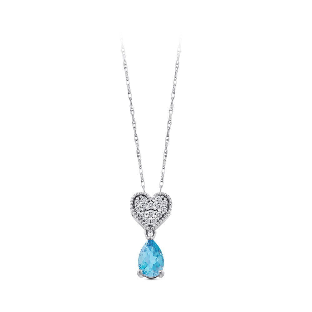 Blue Topaz Necklace