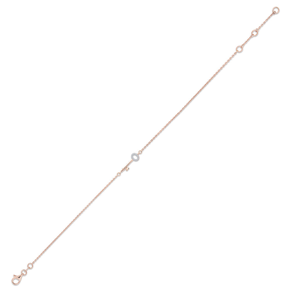 Diamond Key Bracelet