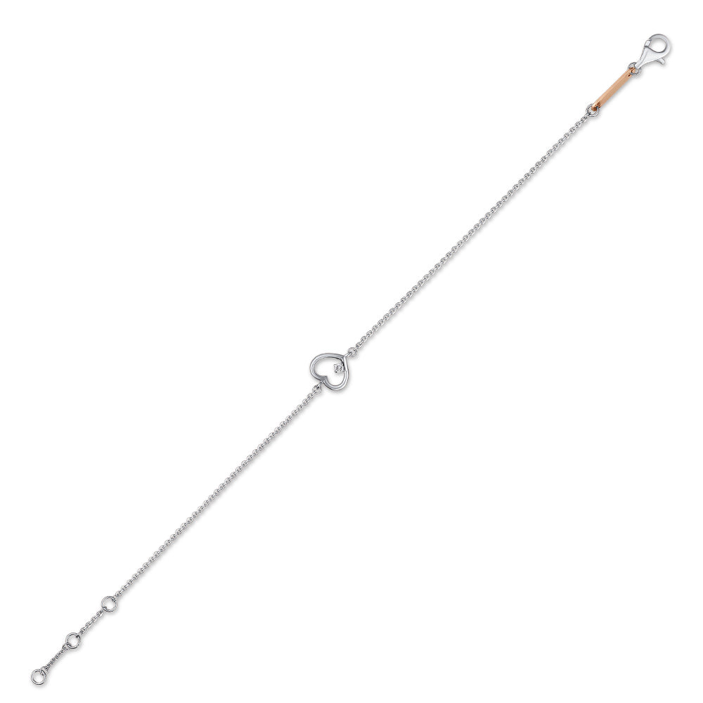 Heart Diamond Bracelet