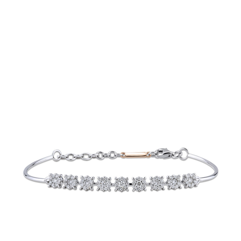 Halo Diamond Bracelet