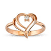 Heart Diamond Ring