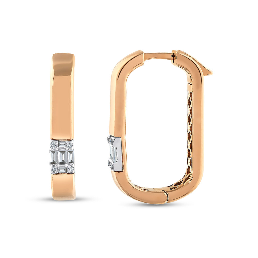 Baguette Diamond Earrings