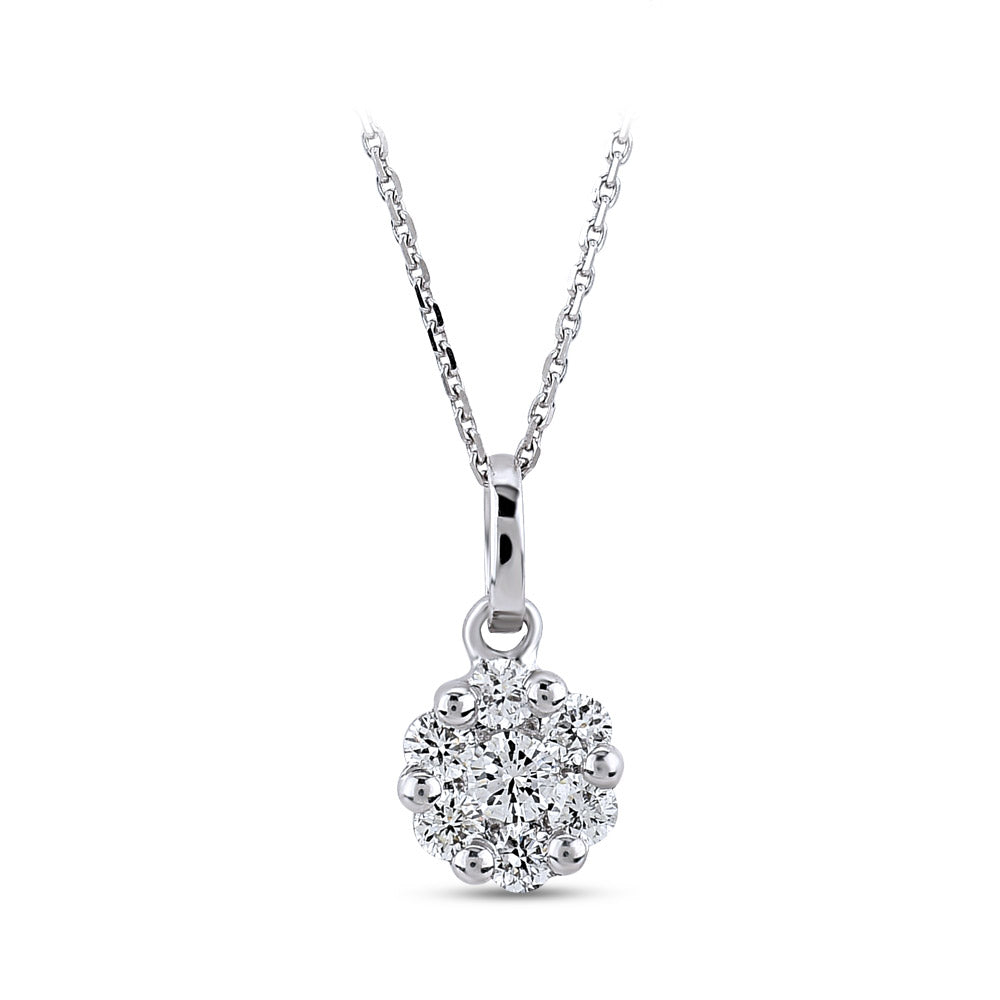 Halo Diamond Necklace
