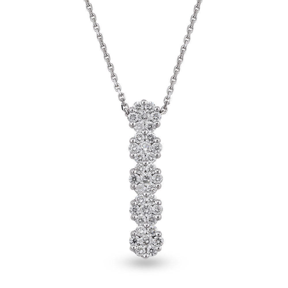 Halo Diamond Necklace