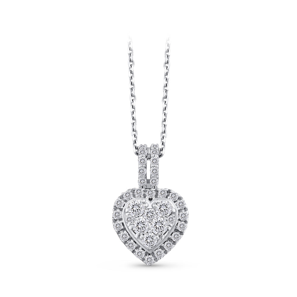 Heart Diamond Necklace
