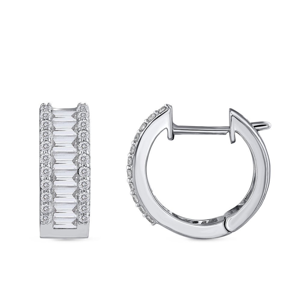 Baguette Diamond Earrings