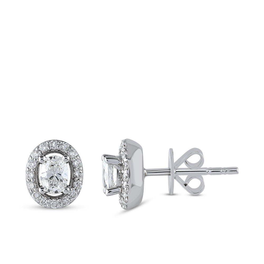 Design Diamond Stud Earrings