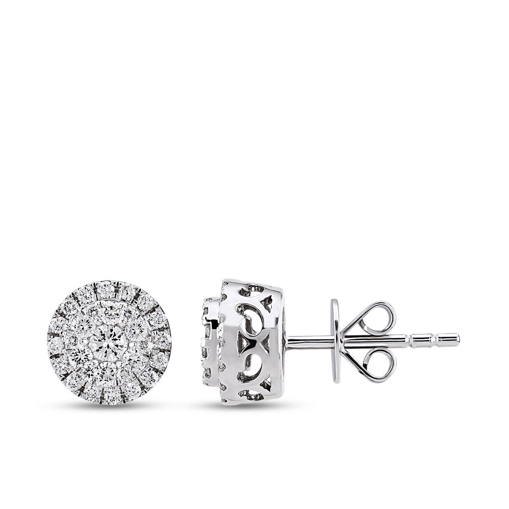Design Diamond Stud Earrings