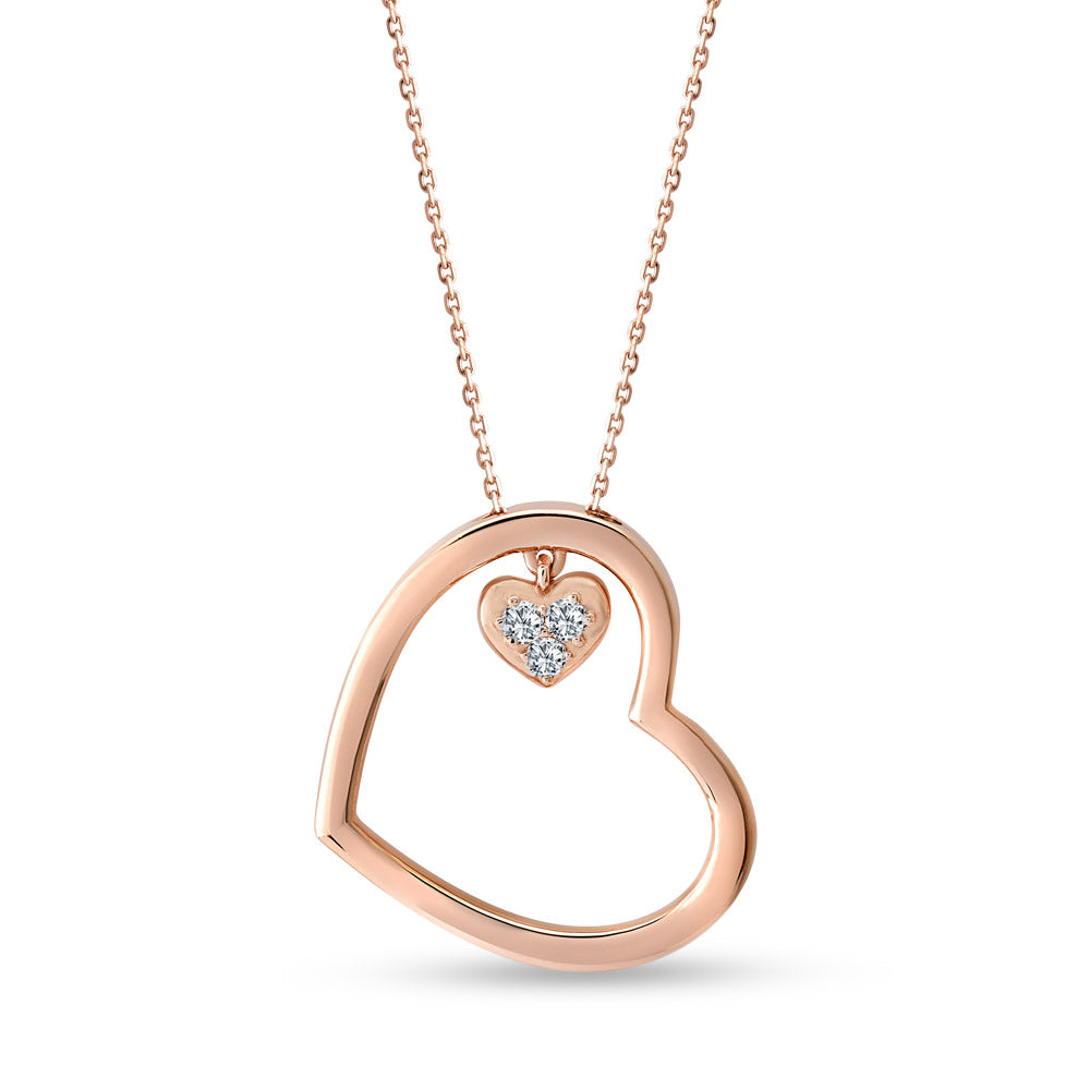 Design Double Heart Necklace