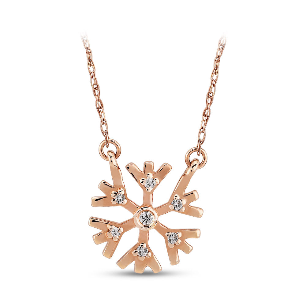 Snowflake Diamond Necklace