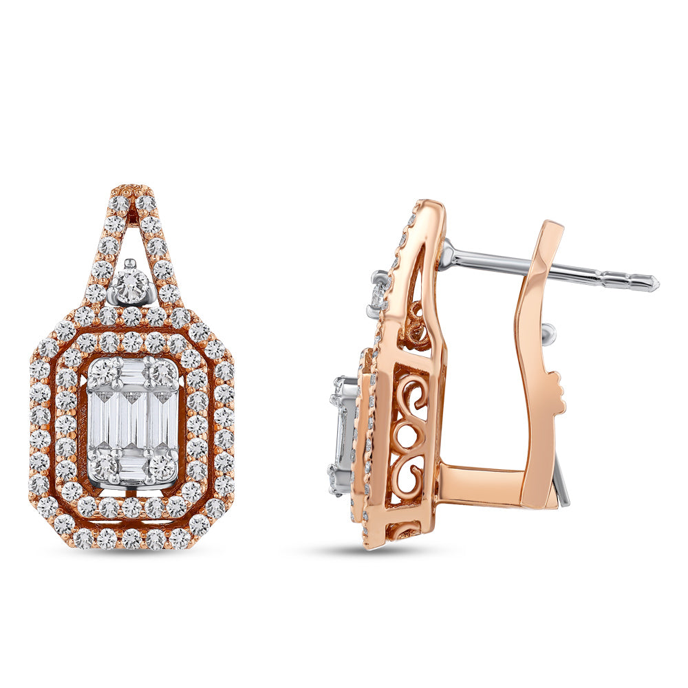 Baguette Diamond Earrings