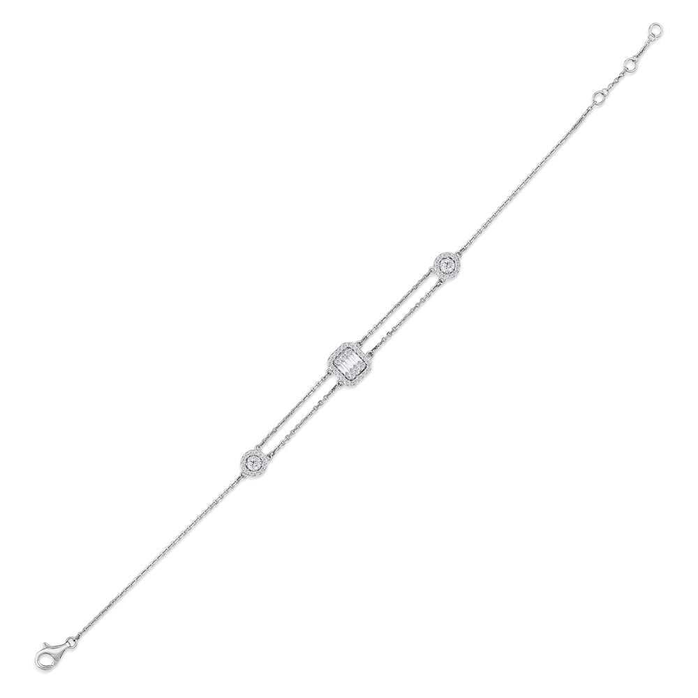 Baguette Diamond Bracelet