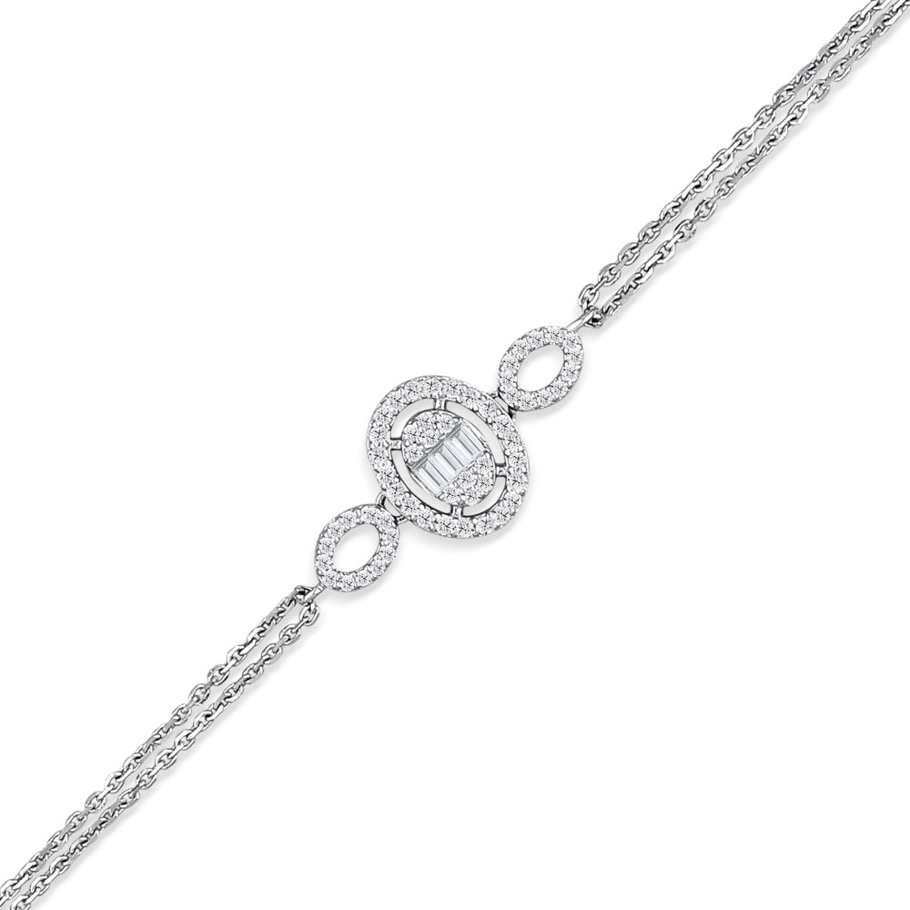 Baguette Diamond Bracelet