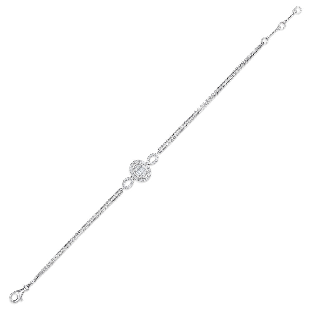 Baguette Diamond Bracelet