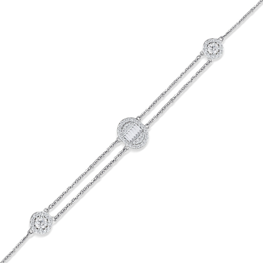 Baguette Diamond Bracelet