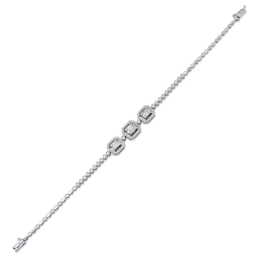 Baguette Diamond Bracelet