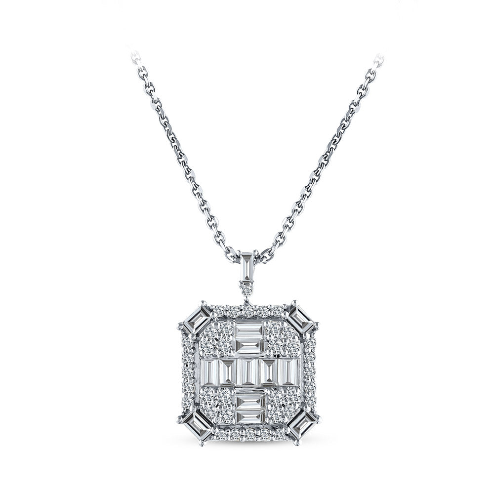 Baguette Diamond Necklace
