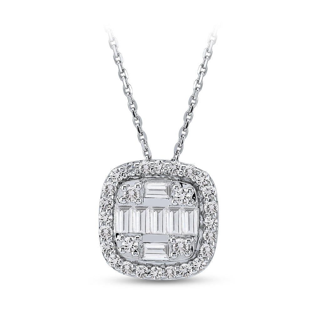 Baguette Diamond Necklace