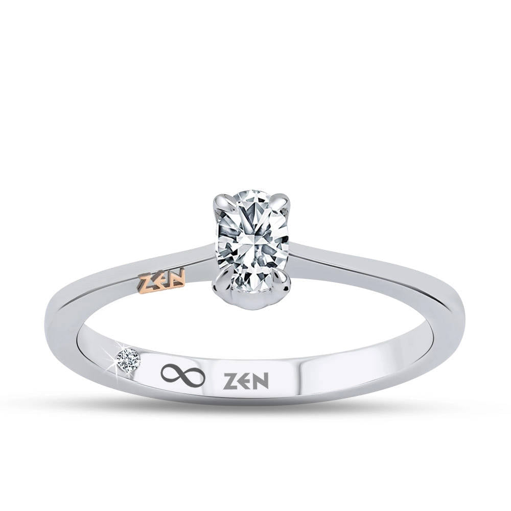 Solitaire Diamond Engagement Ring