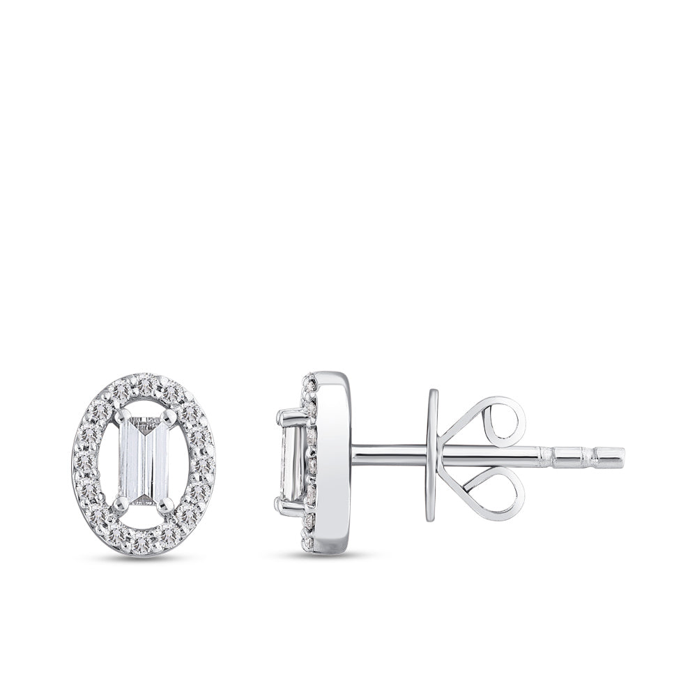 Baguette Diamond Earrings