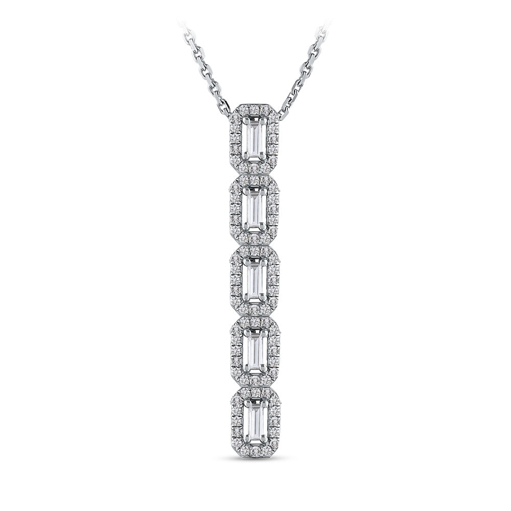 Baguette Diamond Necklace