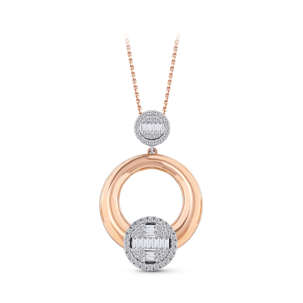 Baguette Diamond Necklace