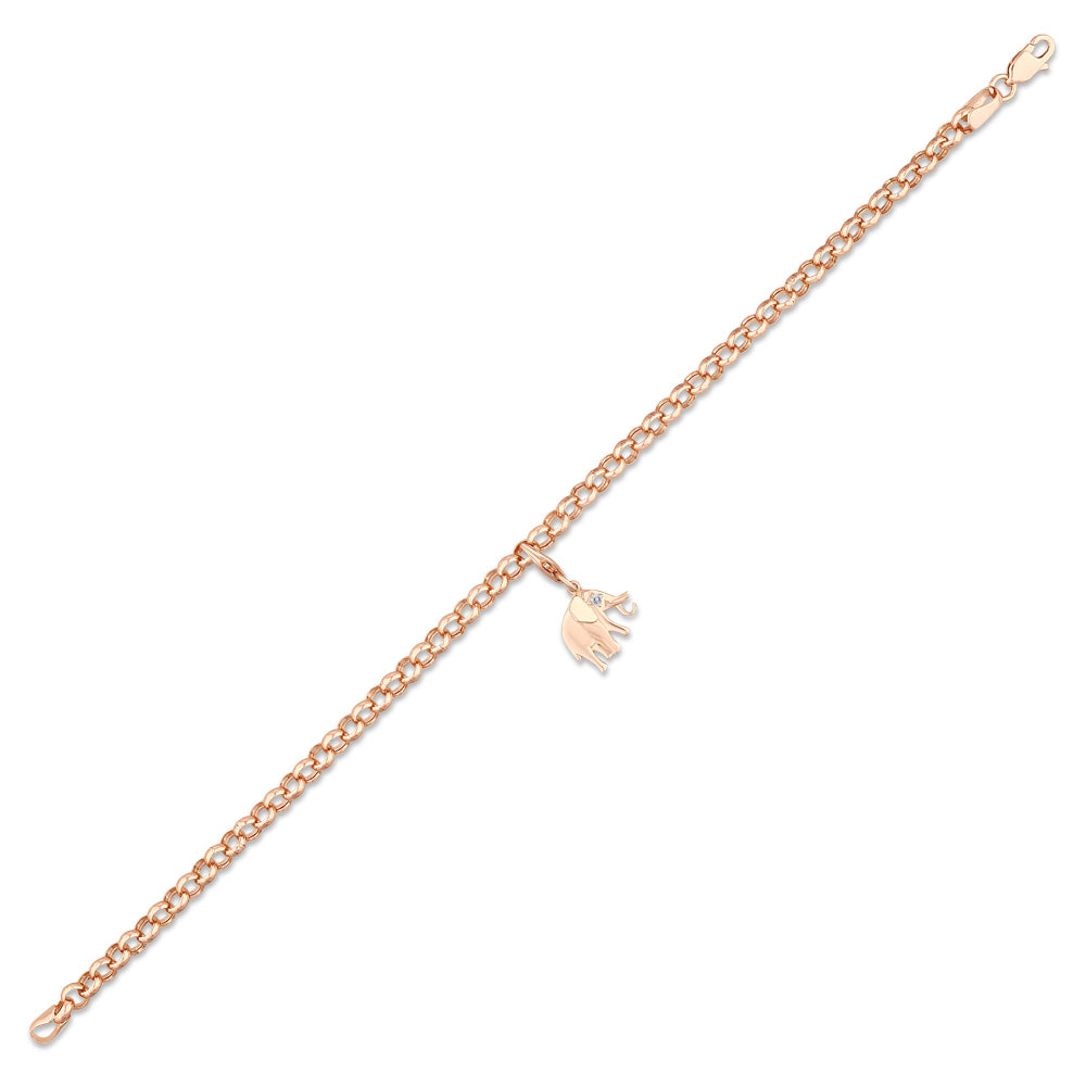 Charme Elephant Diamond Bracelet