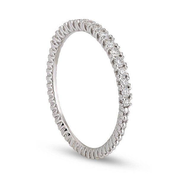 Half Eternity Diamond Ring