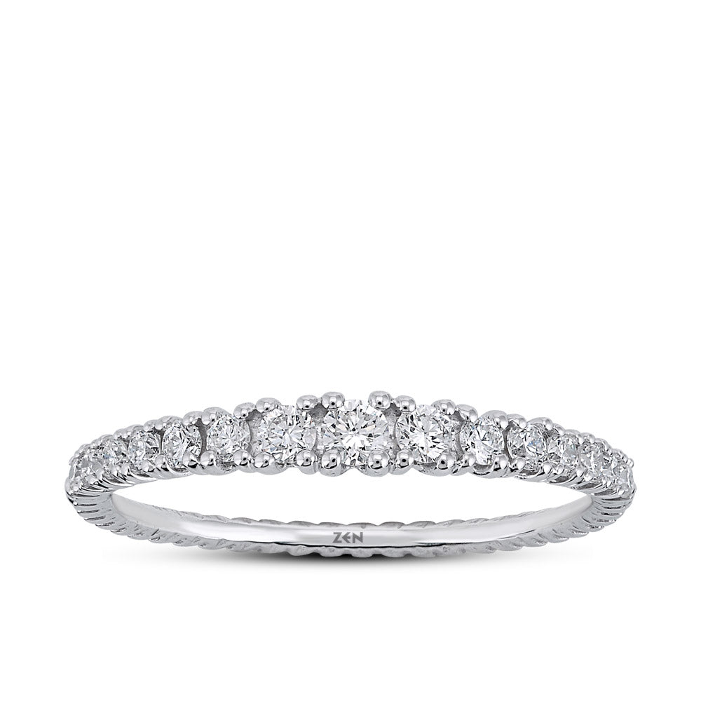 Half Eternity Diamond Ring