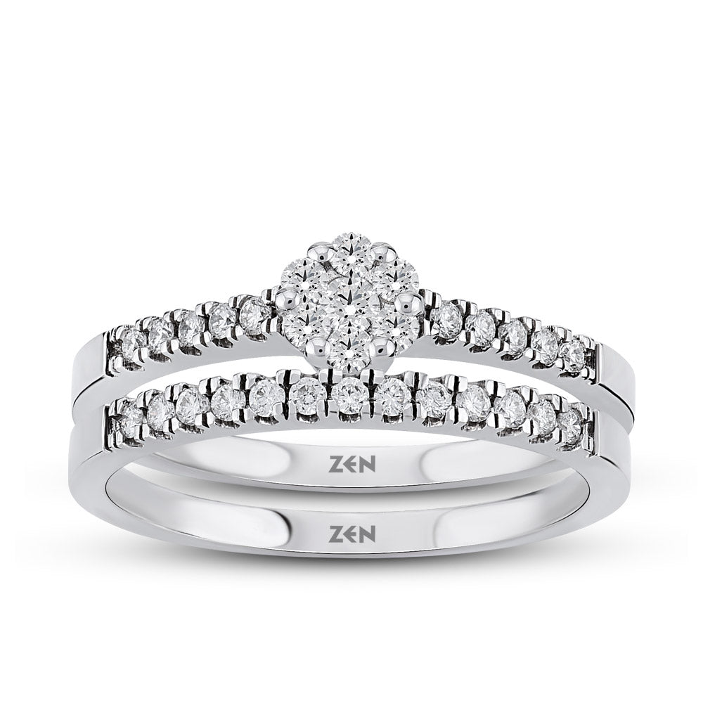 Modern Diamond Engagement Ring