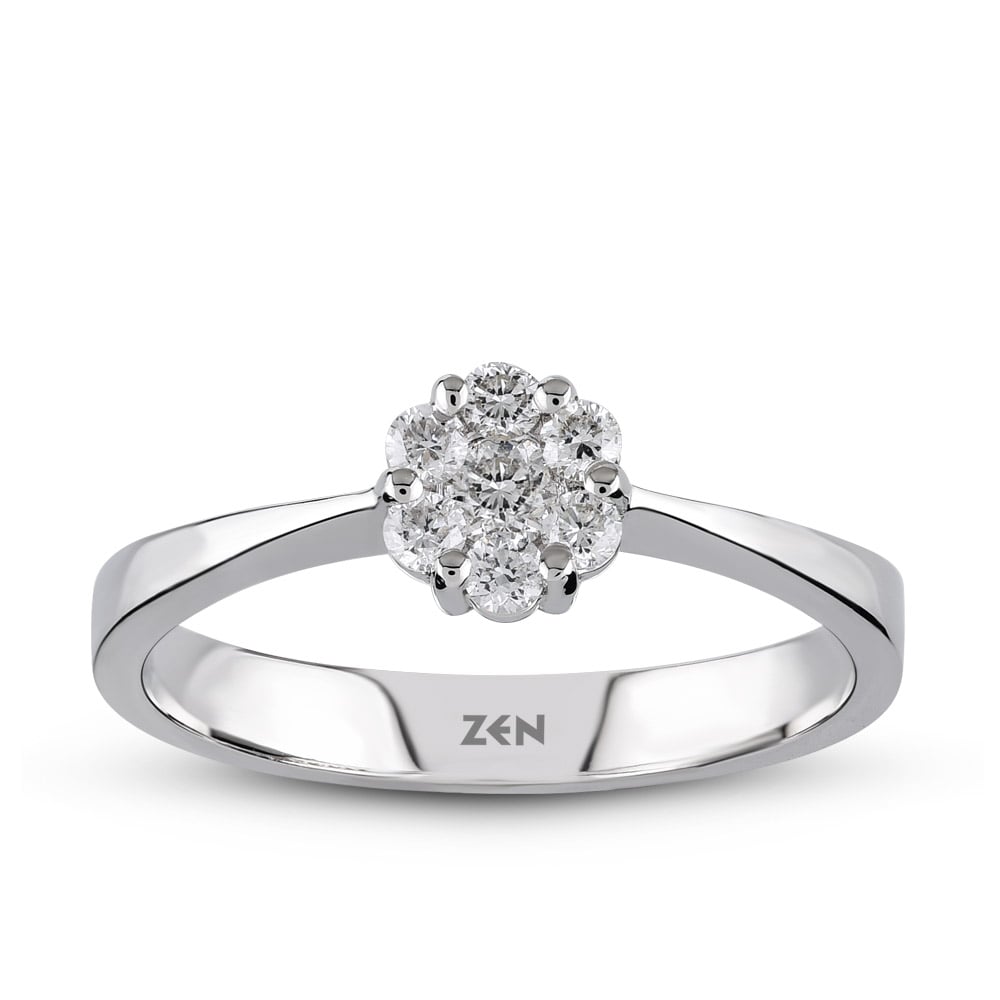Halo Diamond Ring