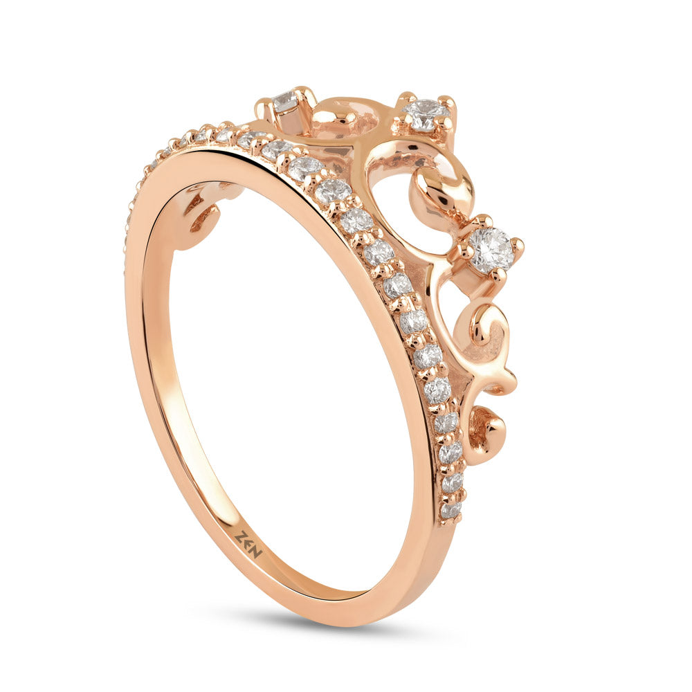 Crown Diamond Ring