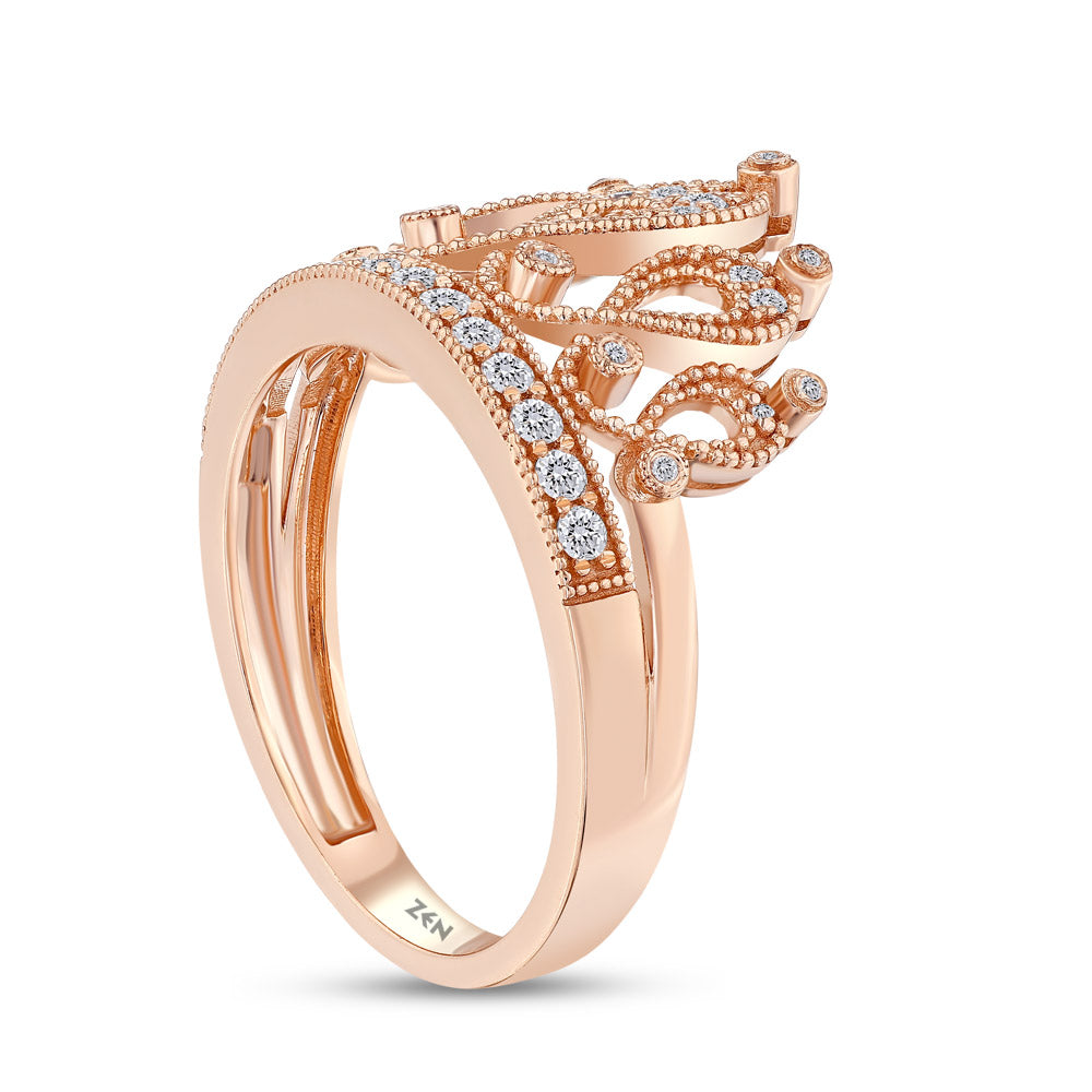 Crown Diamond Ring