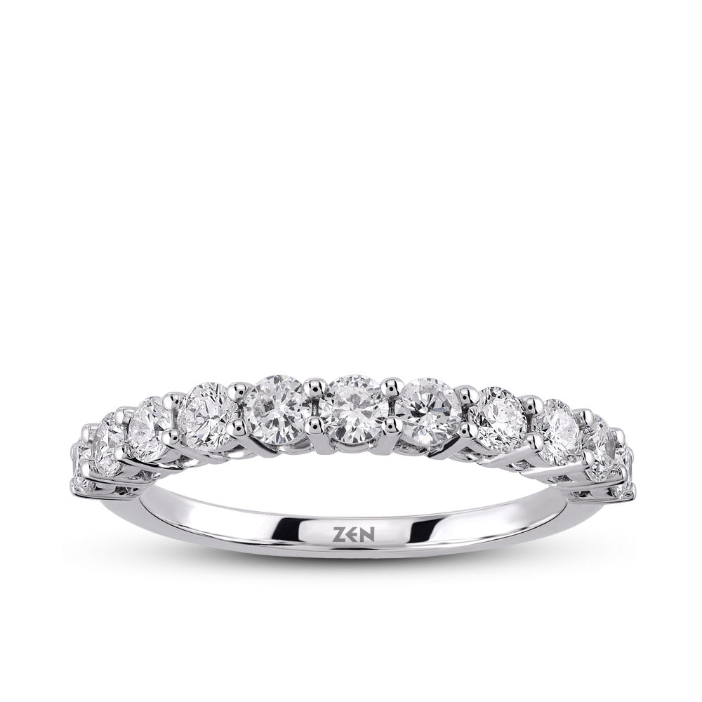 Half Eternity Diamond Ring