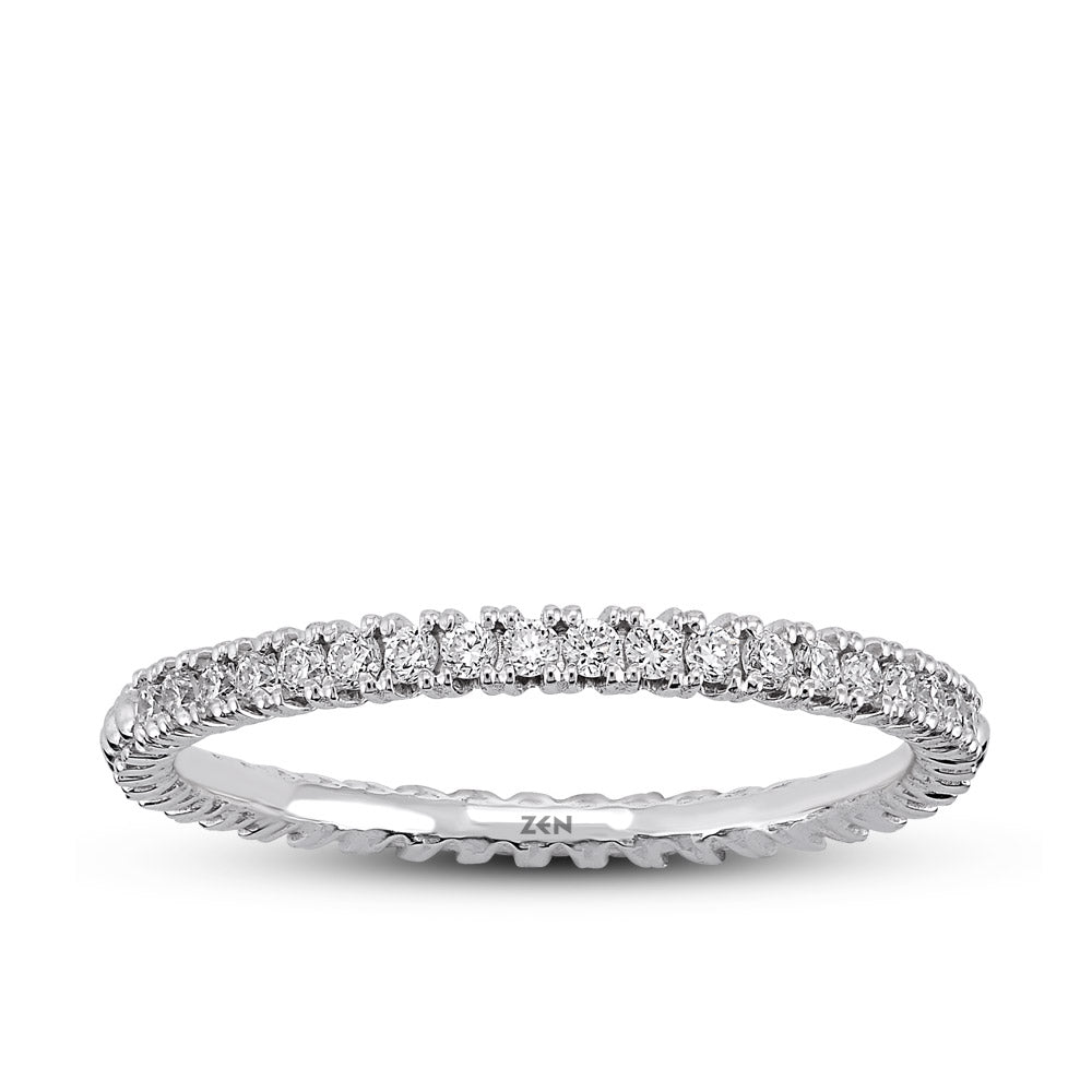 Half Eternity Diamond Ring
