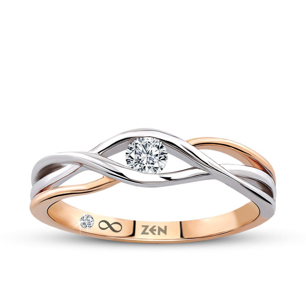 Modern Diamond Engagement Ring