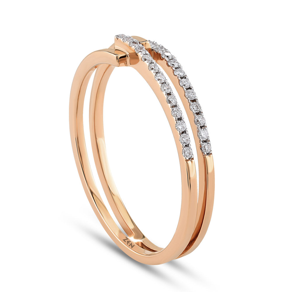 Duet Diamond Ring