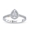 Halo Diamond Engagement Ring