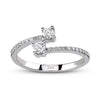 Double Diamond Ring
