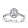 Halo Diamond Engagement Ring