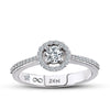 Halo Diamond Engagement Ring
