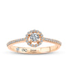 Halo Diamond Engagement Ring