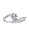 Halo Diamond Engagement Ring