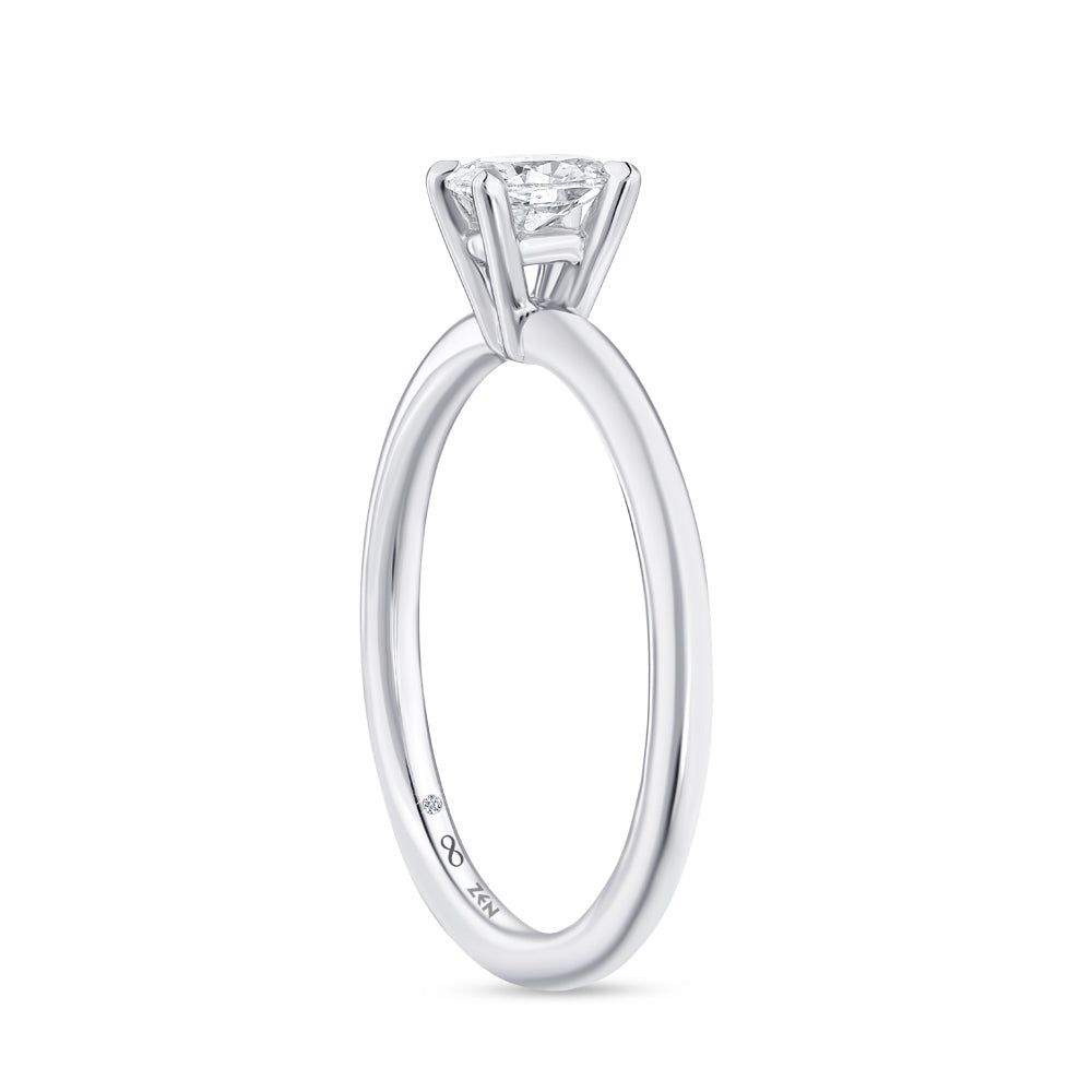 Oval Diamond Engagement Ring