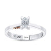 Oval Diamond Engagement Ring