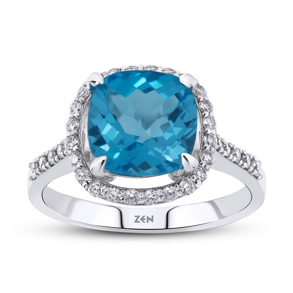 Blue Topaz Ring
